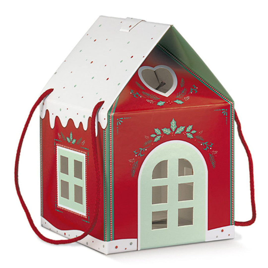 Elf Arrival House Box with Handles x 1 - Christmas Elf Box elf doll Elf Arrival House Box with Handles x 1