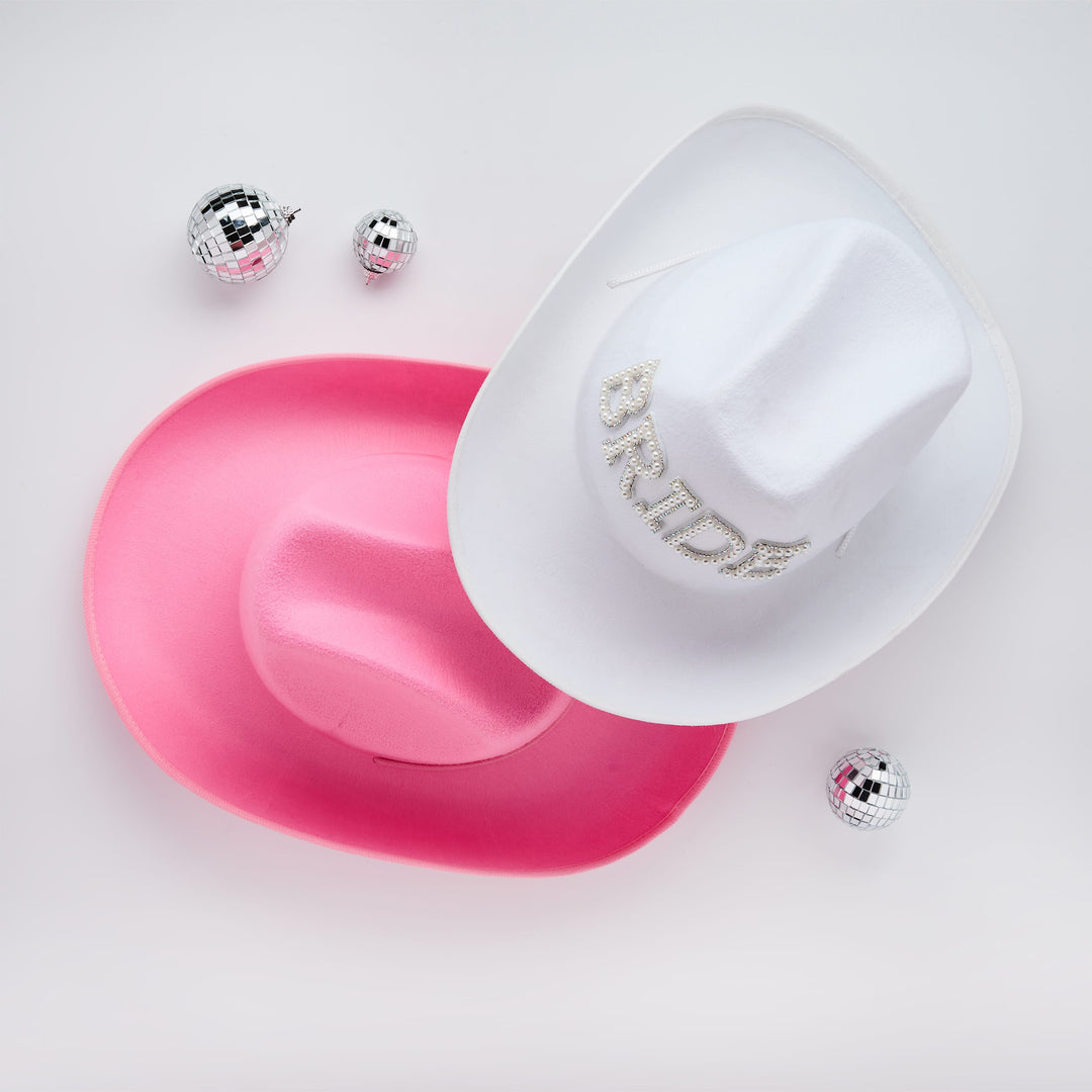 Embellished Bride Cowgirl Hat - Hen Party Supplies UK Party Accessories Embellished Bride Cowgirl Hat