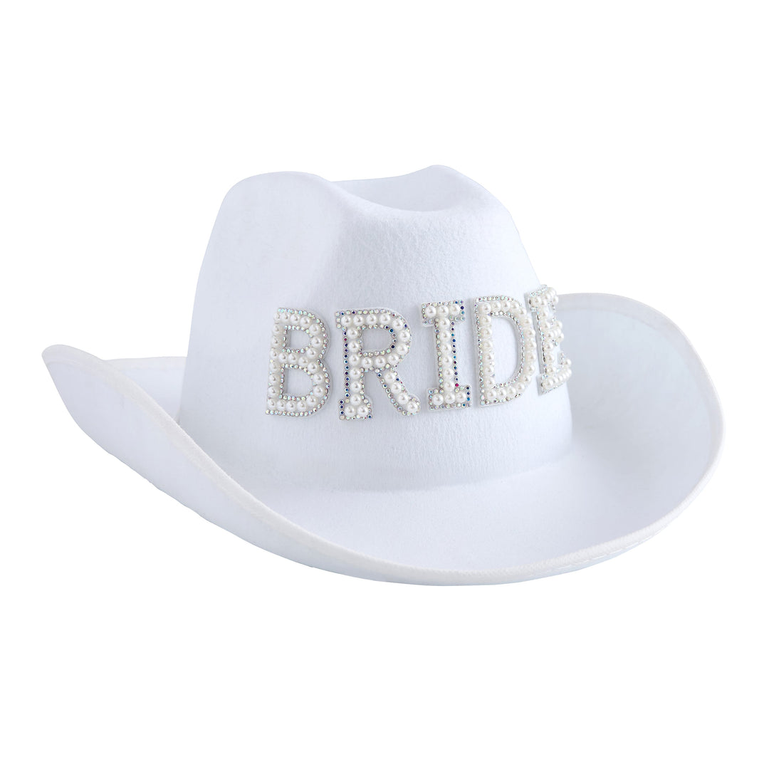 Embellished Bride Cowgirl Hat - Hen Party Supplies UK Party Accessories Embellished Bride Cowgirl Hat