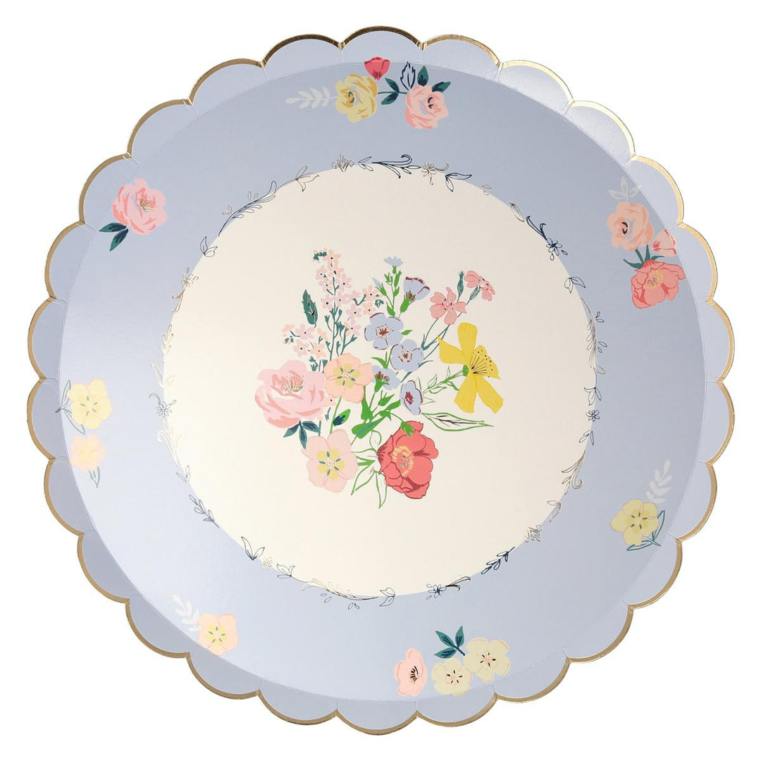 English Garden Dinner Party Plates x 8 | Meri Meri party plates English Garden Dinner Party Plates x 8