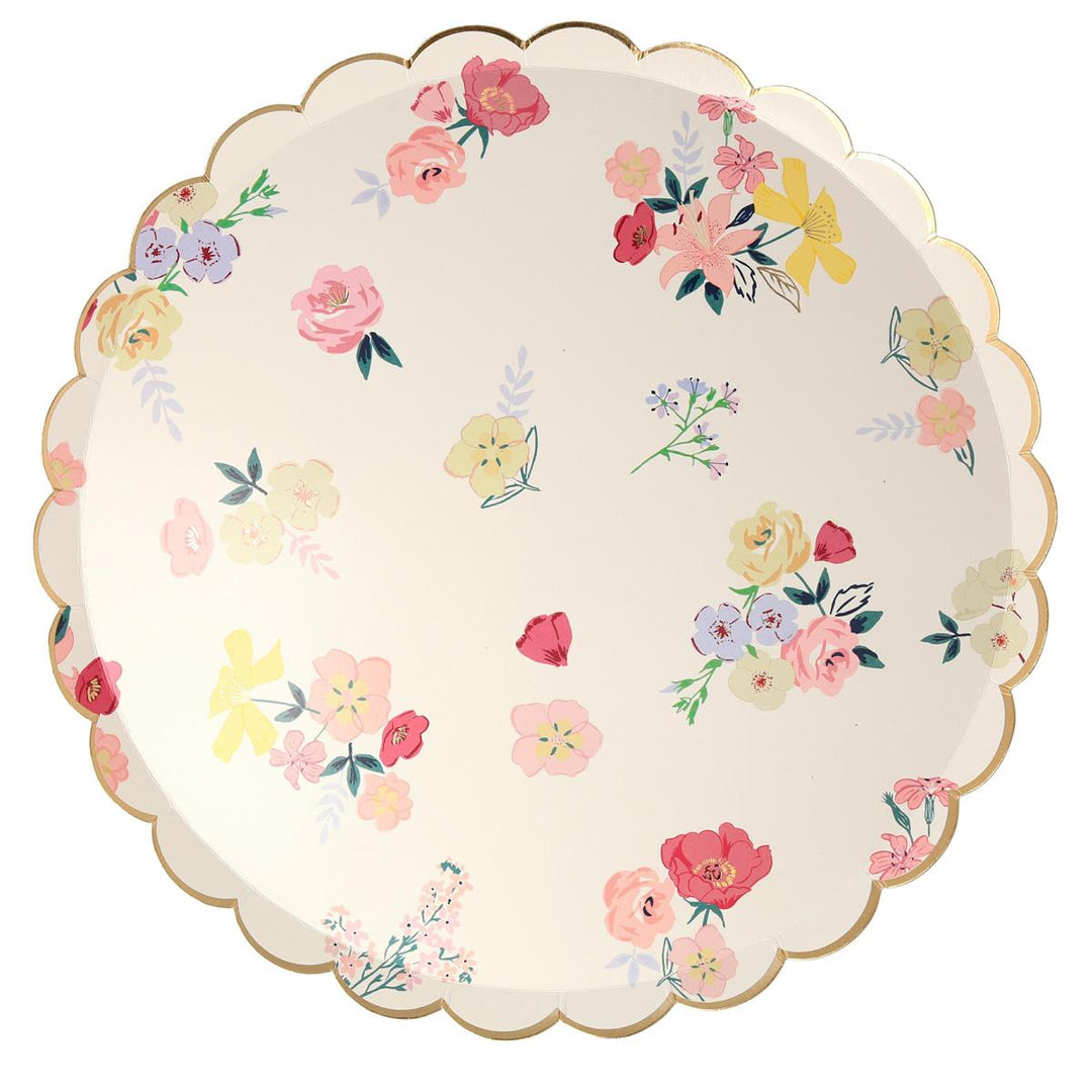 English Garden Dinner Party Plates x 8 | Meri Meri party plates English Garden Dinner Party Plates x 8
