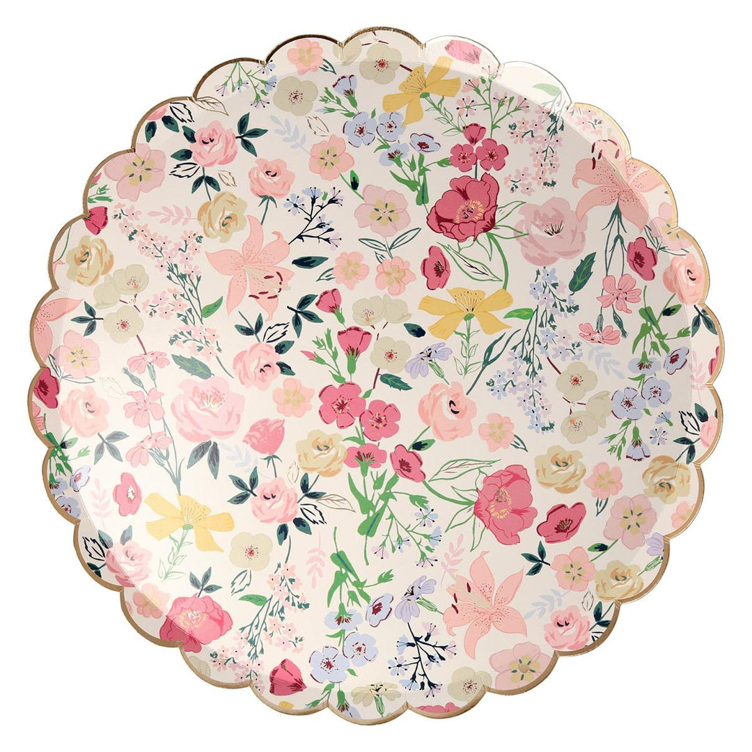 English Garden Dinner Party Plates x 8 | Meri Meri party plates English Garden Dinner Party Plates x 8