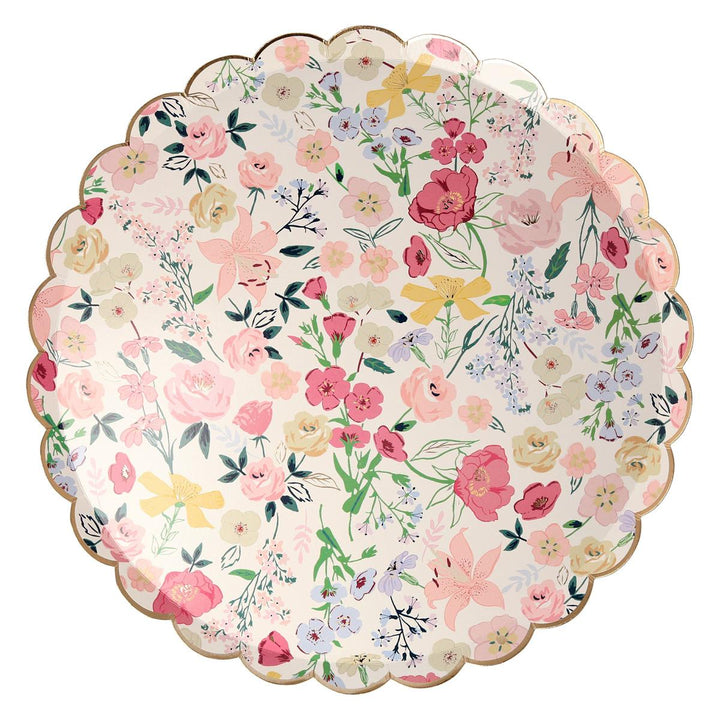 English Garden Dinner Party Plates x 8 | Meri Meri party plates English Garden Dinner Party Plates x 8