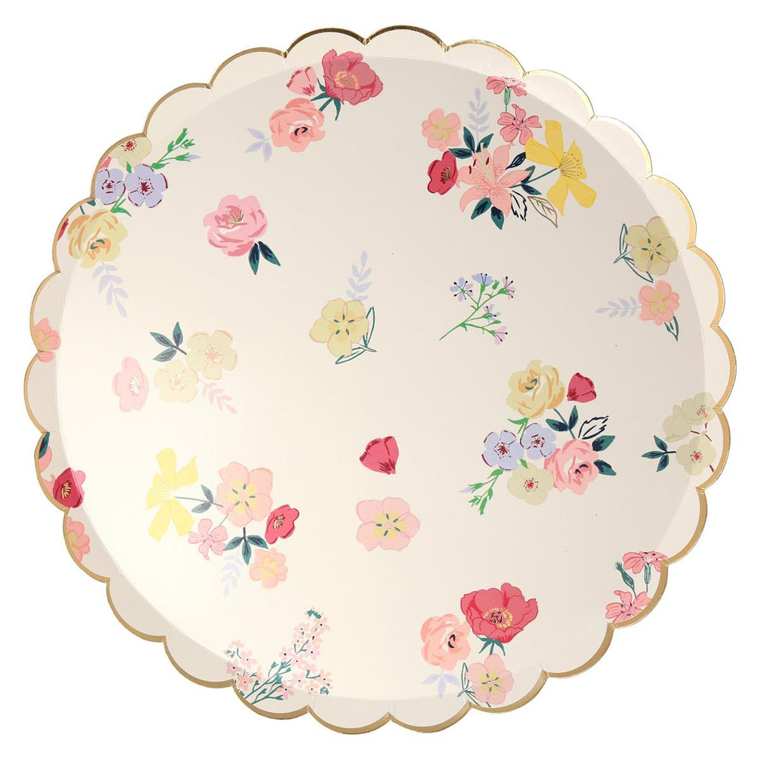 English Garden Dinner Party Plates x 8 | Meri Meri party plates English Garden Dinner Party Plates x 8