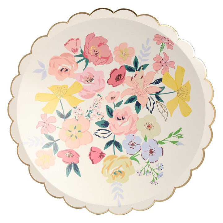 English Garden Dinner Party Plates x 8 | Meri Meri party plates English Garden Dinner Party Plates x 8