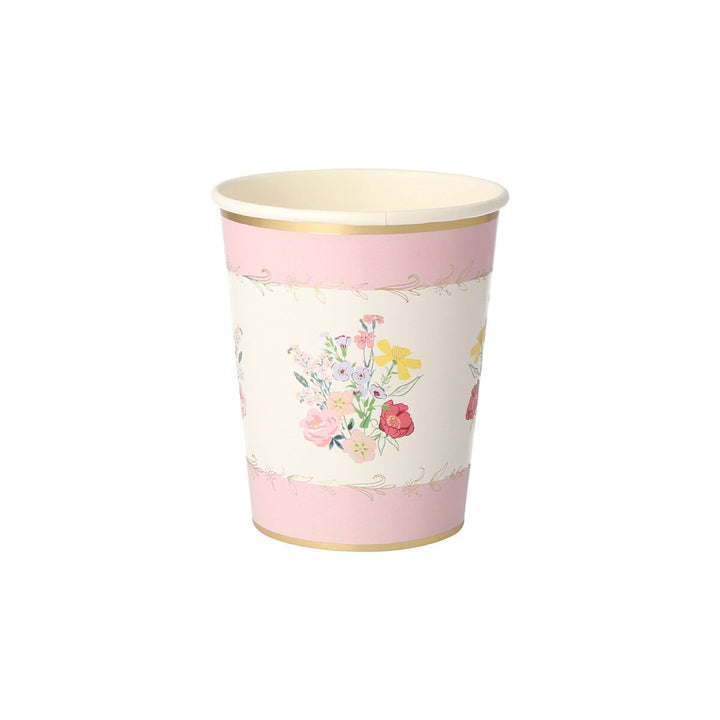 English Garden Party Cups x 8 | Meri Meri party cups English Garden Party Cups x 8