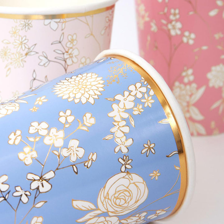 English Garden Party Cups x 8 | Meri Meri party cups English Garden Party Cups x 8