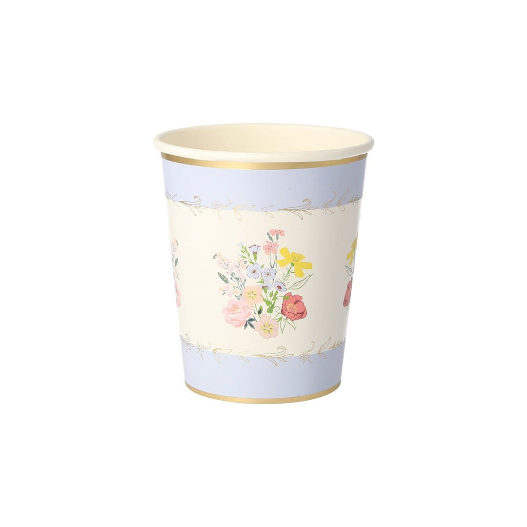 English Garden Party Cups x 8 | Meri Meri party cups English Garden Party Cups x 8