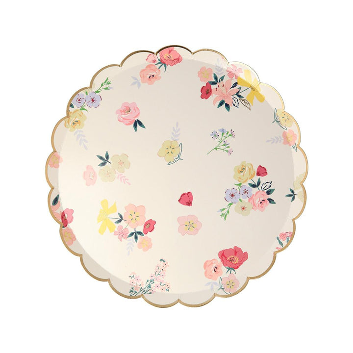 English Garden Side Party Plates x 8 | Meri Meri party plates English Garden Side Party Plates x 8