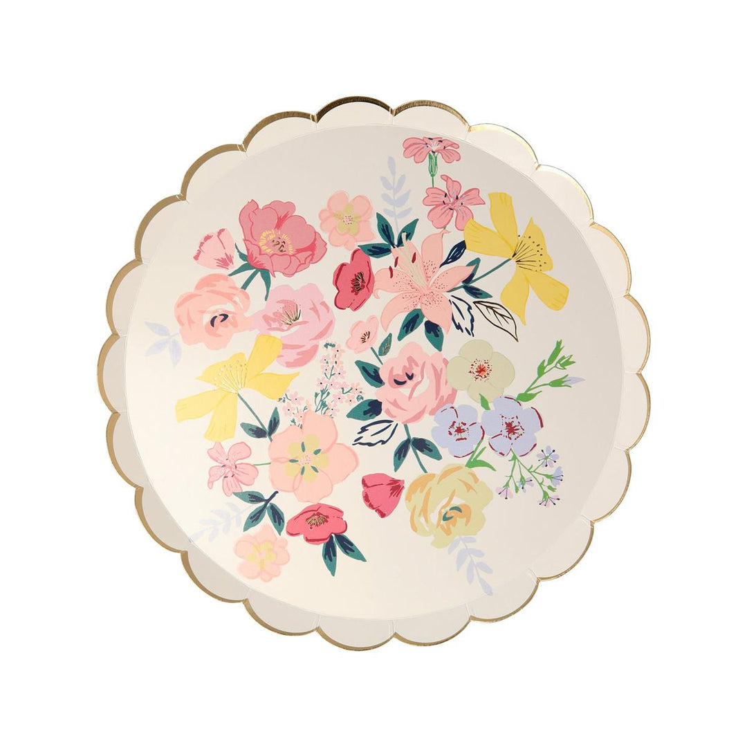 English Garden Side Party Plates x 8 | Meri Meri party plates English Garden Side Party Plates x 8
