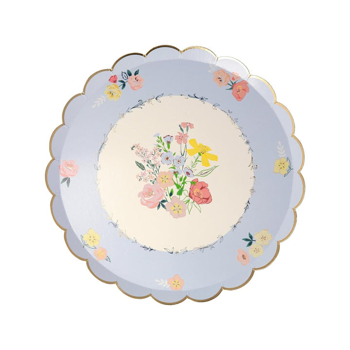 English Garden Side Party Plates x 8 | Meri Meri party plates English Garden Side Party Plates x 8