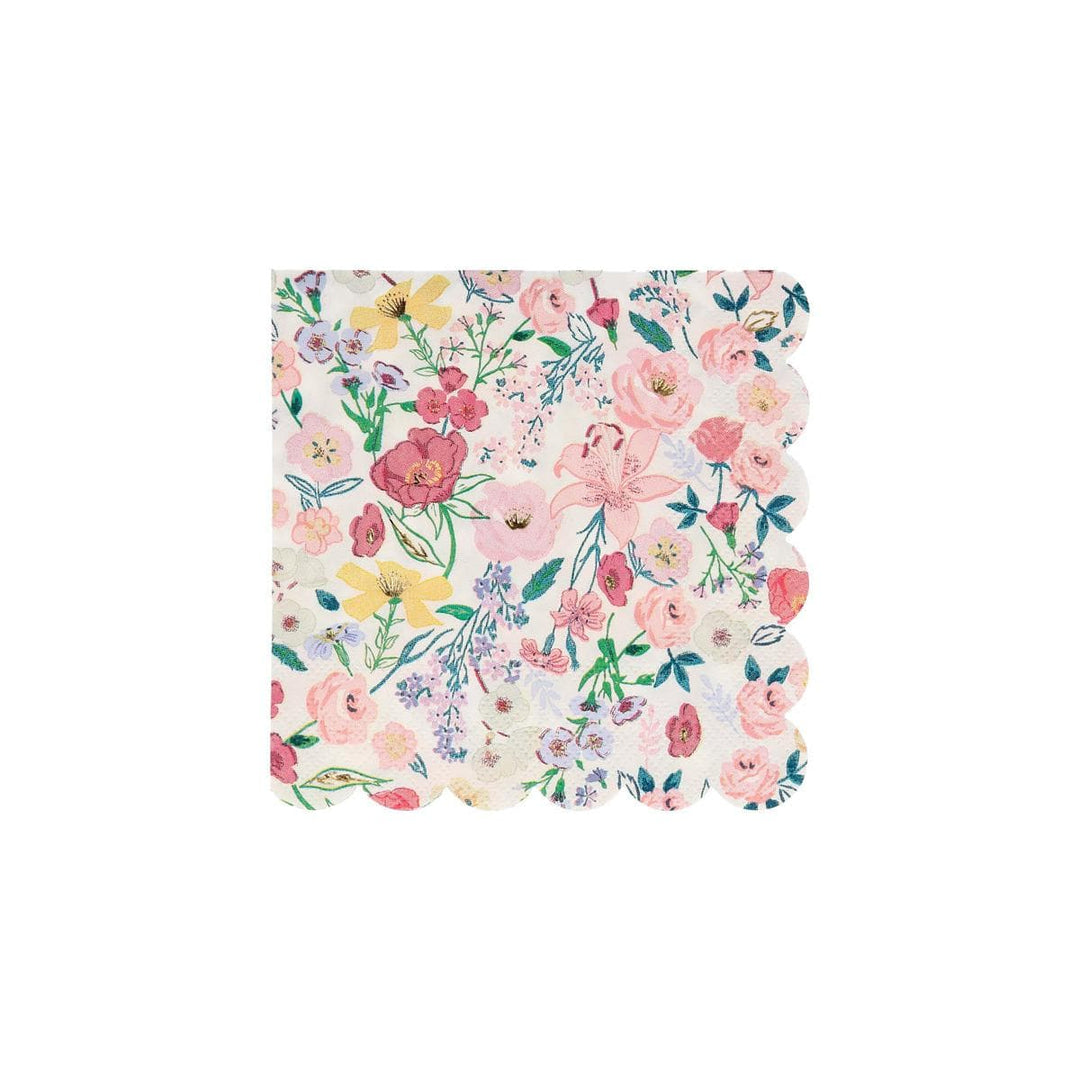 English Garden Small Party Napkins x 16 | Meri Meri party napkins English Garden Small Party Napkins x 16