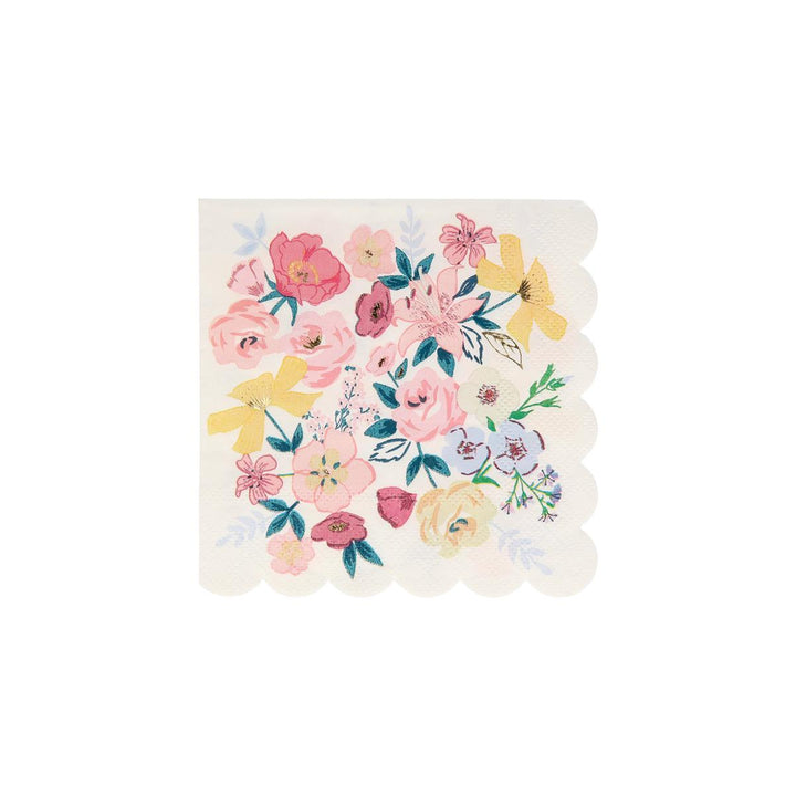 English Garden Small Party Napkins x 16 | Meri Meri party napkins English Garden Small Party Napkins x 16