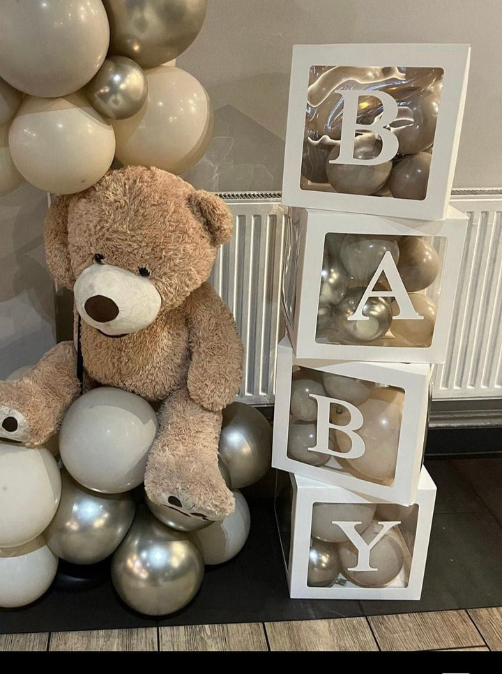 Eucalyptus Sage Green Baby Shower Blocks Balloons Eucalyptus Sage Green Baby Shower Blocks