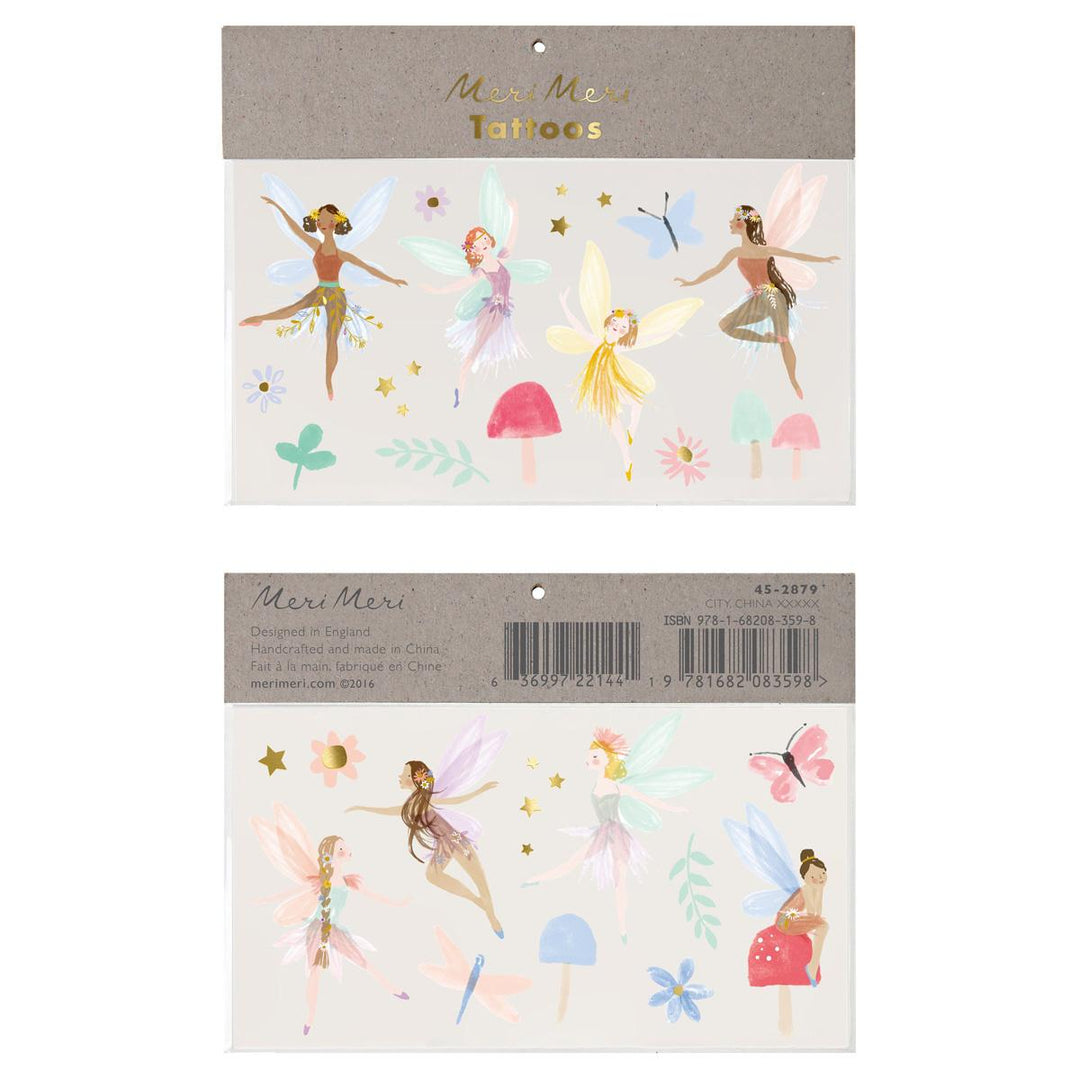 Fairy Large Temporary Tattoos | Meri Meri temporary tattoos Fairy Large Temporary Tattoos