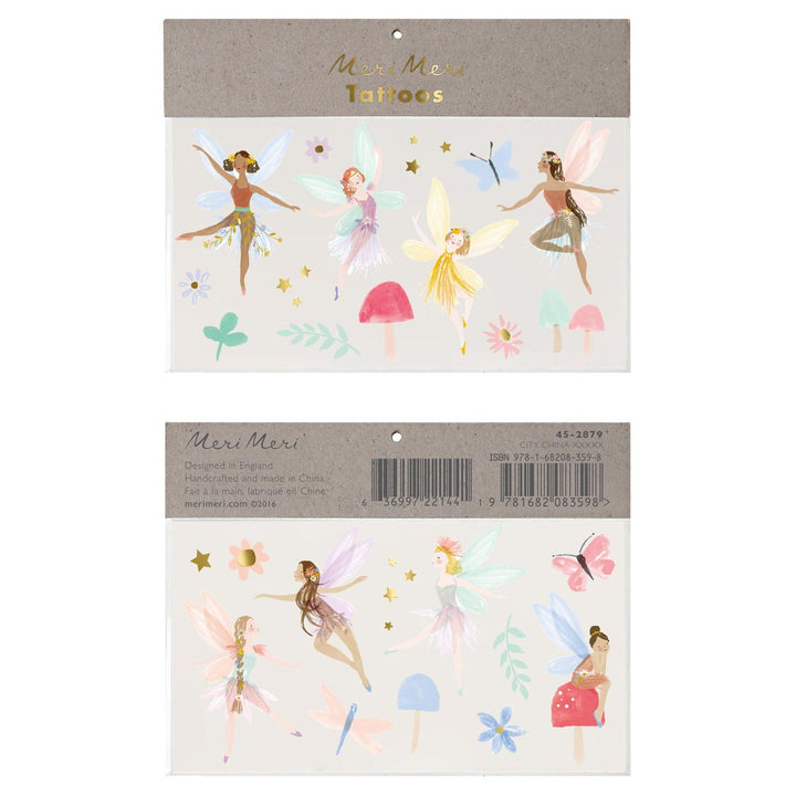 Fairy Large Temporary Tattoos | Meri Meri temporary tattoos Fairy Large Temporary Tattoos