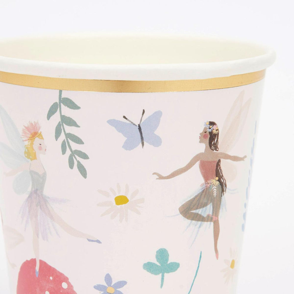 Fairy Party Cups x 8 | Meri Meri party cups Fairy Party Cups x 8