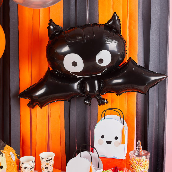 Fang the Bat Halloween Foil Balloon| Halloween Party Supplies UK Balloons Fang the Bat Halloween Foil Balloon