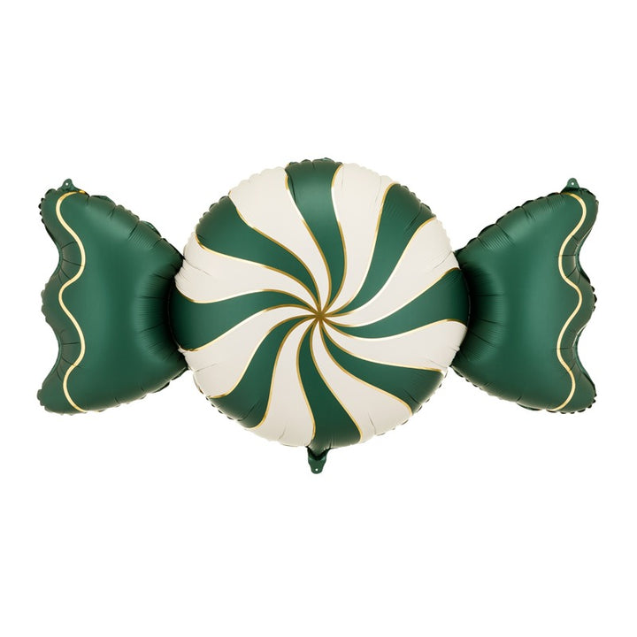 Green &amp; Beige Candy Foil Balloon