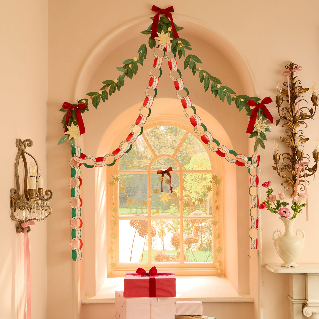 Festive Decoration Kit Christmas Garland Set | Meri Meri Christmas Garlands Bunting Festive Decoration Kit Christmas Garland Set