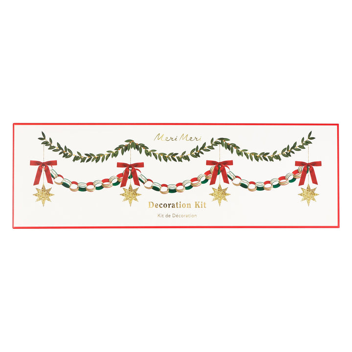 Festive Decoration Kit Christmas Garland Set | Meri Meri Christmas Garlands Bunting Festive Decoration Kit Christmas Garland Set