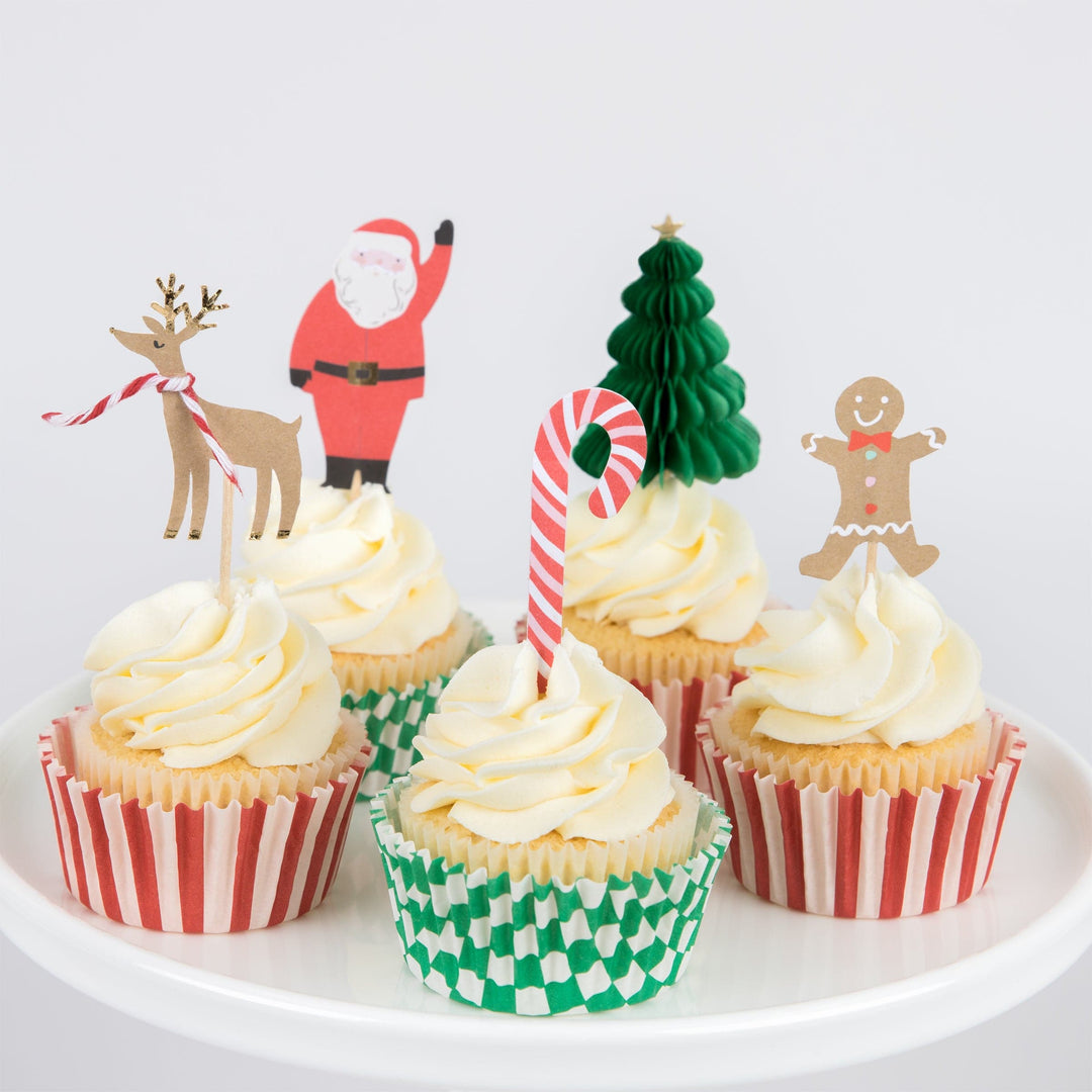 Festive House Christmas Cupcake Kit x 24 | Meri Meri Christmas Baking Cake Decorating Supplies Festive House Christmas Cupcake Kit x 24