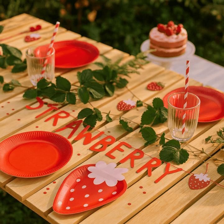 Fiesta Red Paper Party Plates x 8 - Red Party Supplies Disposable Plates Fiesta Red Paper Party Plates x 8