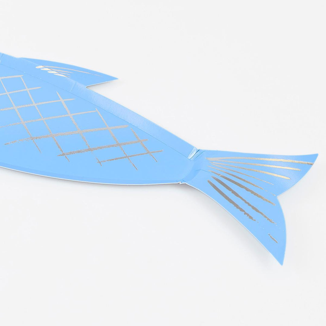 Fish Shaped Party Plates x 8 | Meri Meri party plates Fish Shaped Party Plates x 8