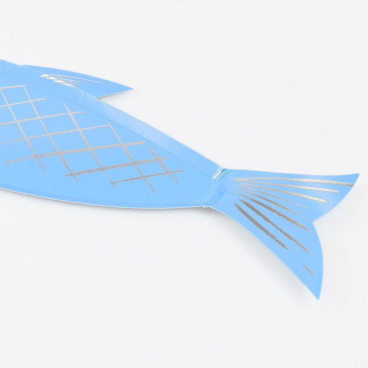 Fish Shaped Party Plates x 8 | Meri Meri party plates Fish Shaped Party Plates x 8