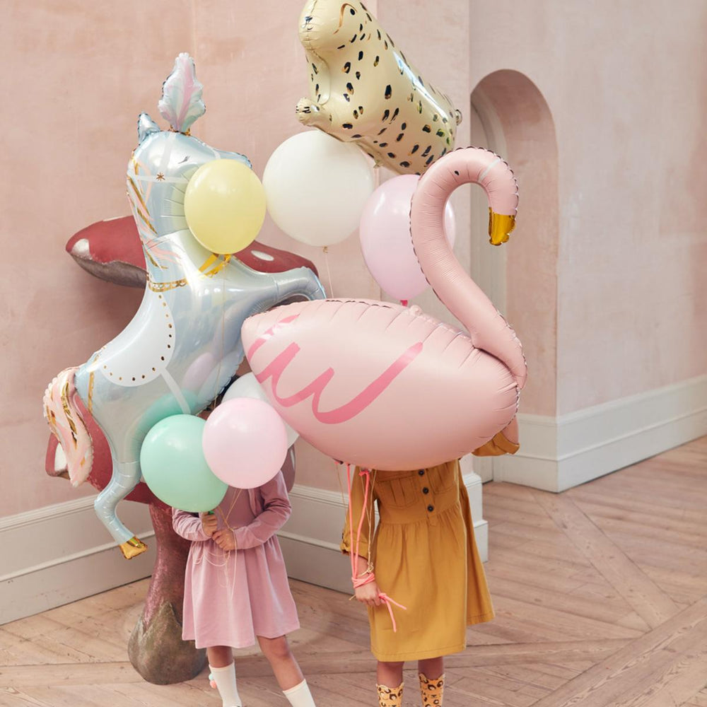 Flamingo Foil Balloon 38 inch | Meri Meri Tropical Party Foil Balloon Flamingo Foil Balloon (38 inch)