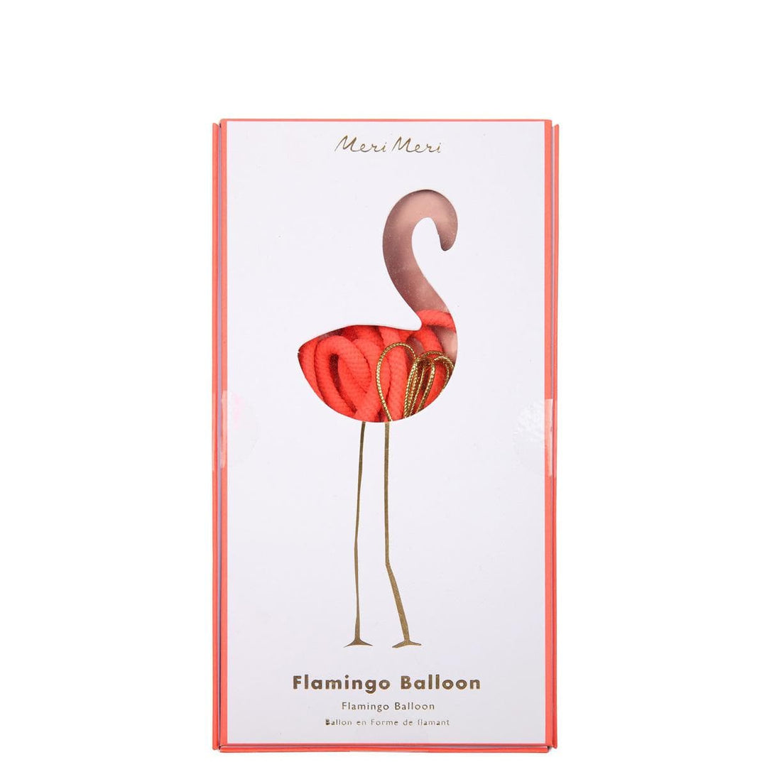Flamingo Foil Balloon 38 inch | Meri Meri Tropical Party Foil Balloon Flamingo Foil Balloon (38 inch)