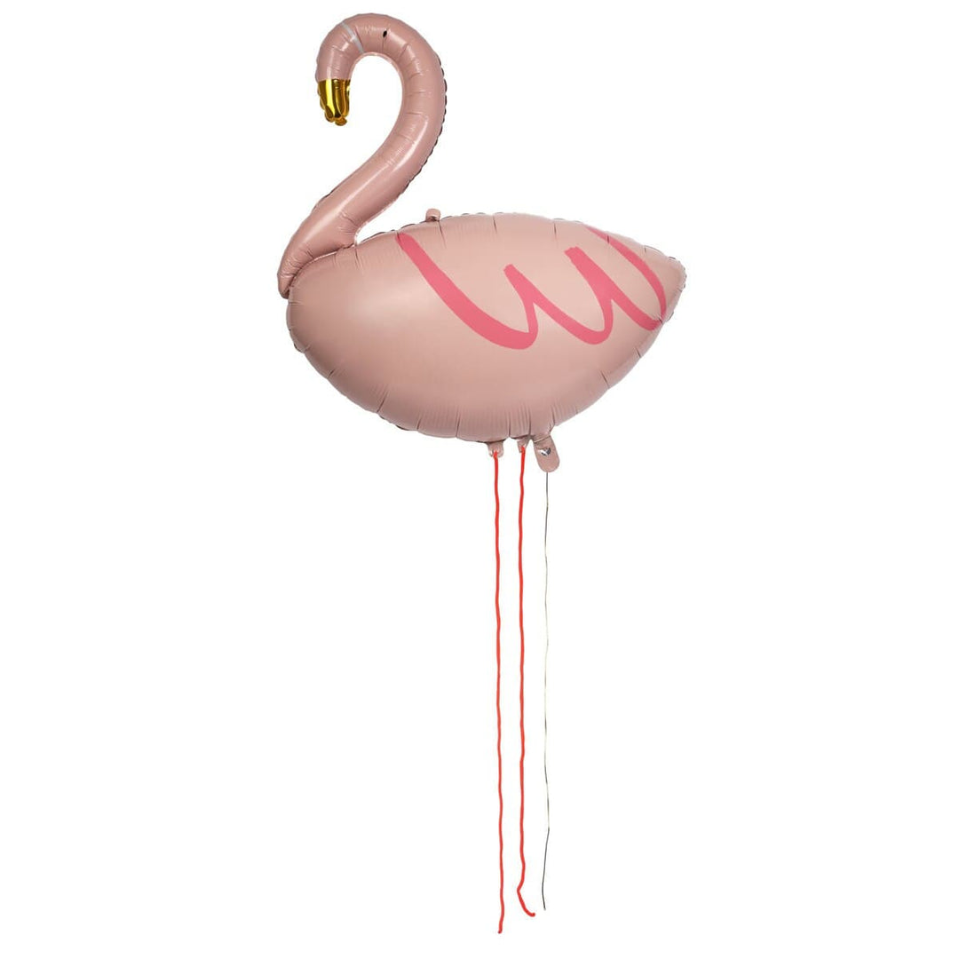 Flamingo Foil Balloon 38 inch | Meri Meri Tropical Party Foil Balloon Flamingo Foil Balloon (38 inch)