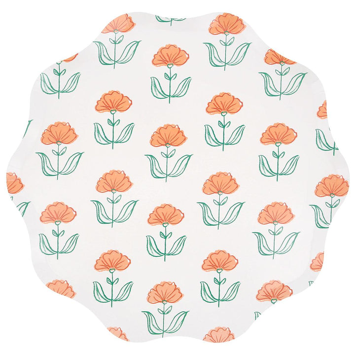 Flora Dinner Party Plates x 8 | Meri Meri party plates Flora Dinner Party Plates x 8