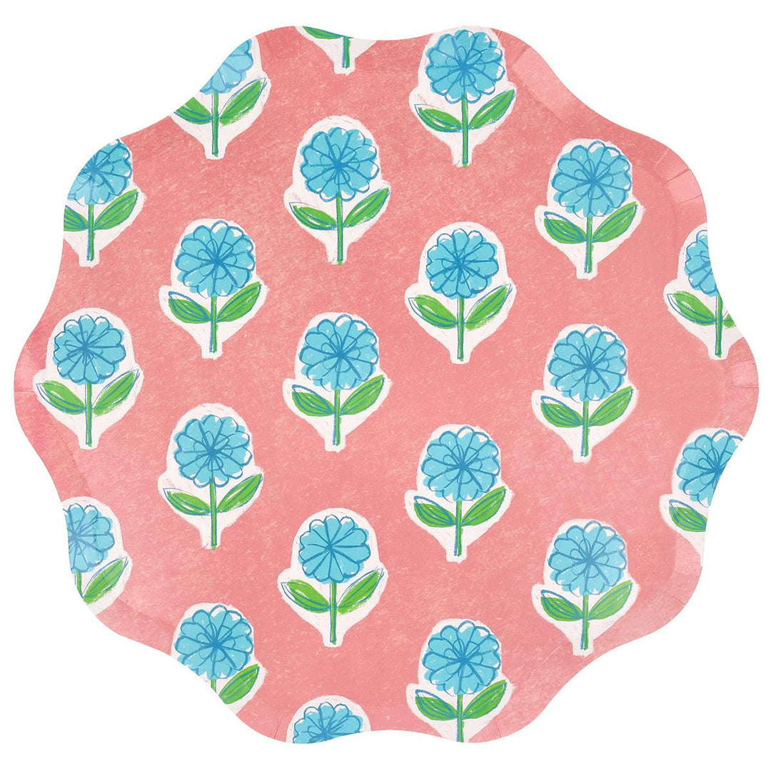Flora Dinner Party Plates x 8 | Meri Meri party plates Flora Dinner Party Plates x 8