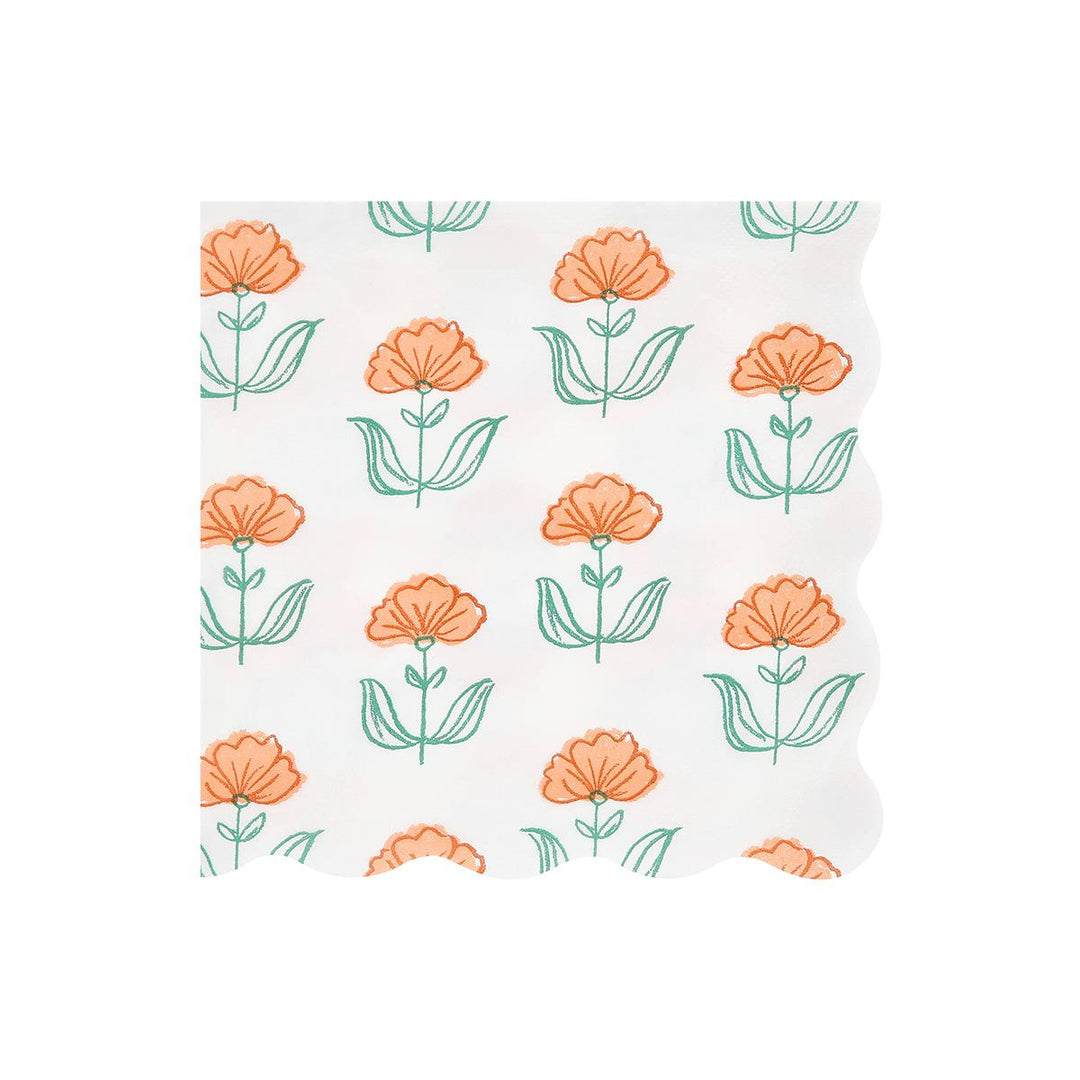 Flora Large Party Napkins x 16 | Meri Meri party napkins Flora Large Party Napkins x 16