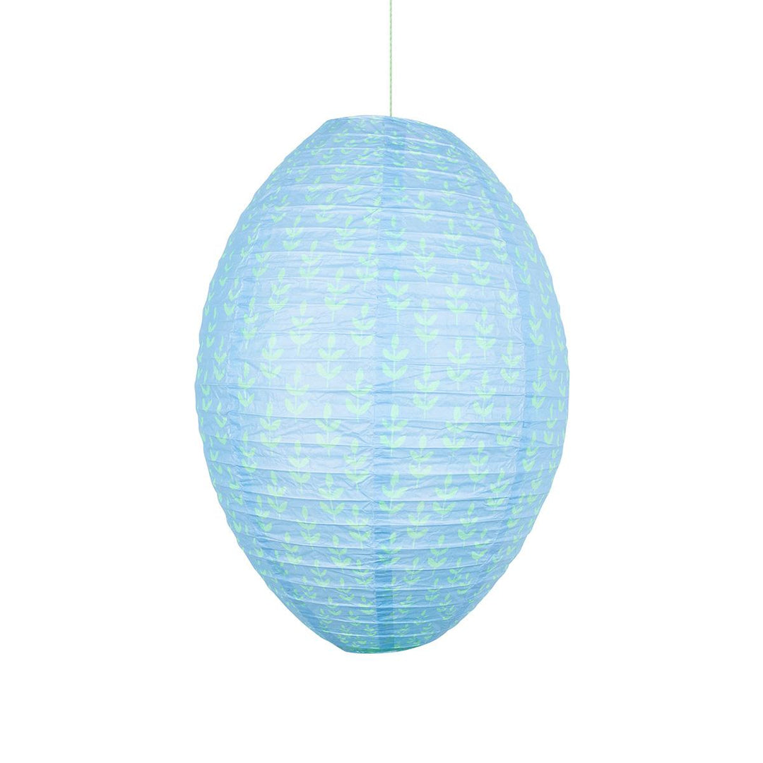 Flora Orange &amp; Blue Party Lanterns x 3 | Meri Meri | Little Big Party Party Decorations Flora Orange &amp; Blue Party Lanterns x 3