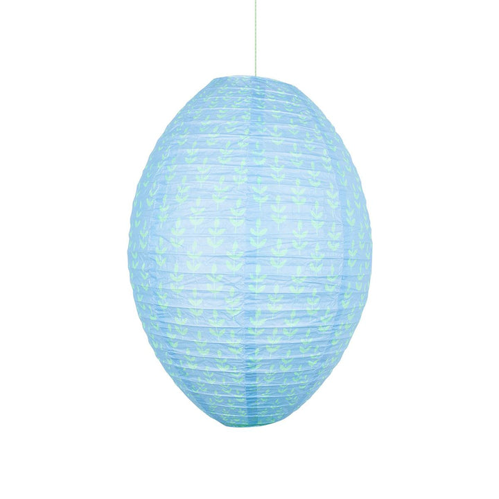 Flora Orange &amp; Blue Party Lanterns x 3 | Meri Meri | Little Big Party Party Decorations Flora Orange &amp; Blue Party Lanterns x 3