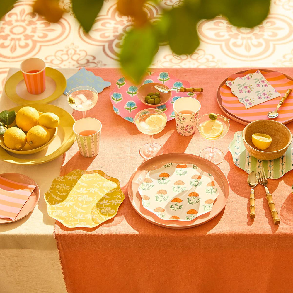 Flora Party Cups x 8 | Meri Meri party cups Flora Party Cups x 8