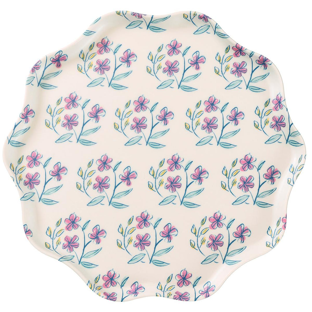 Flora Reusable Large Party Plates x 6 | Meri Meri party plates Flora Reusable Large Party Plates x 6