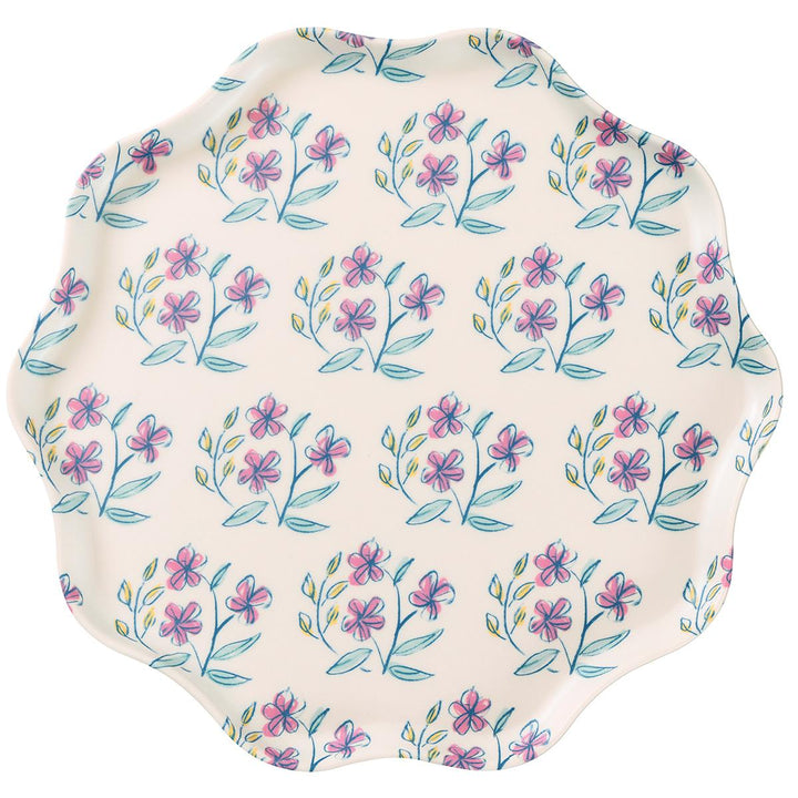 Flora Reusable Large Party Plates x 6 | Meri Meri party plates Flora Reusable Large Party Plates x 6