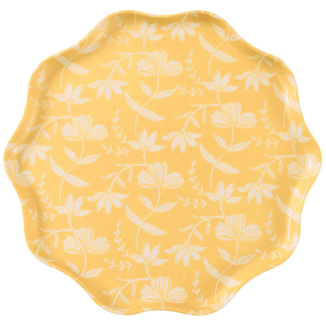 Flora Reusable Large Party Plates x 6 | Meri Meri party plates Flora Reusable Large Party Plates x 6