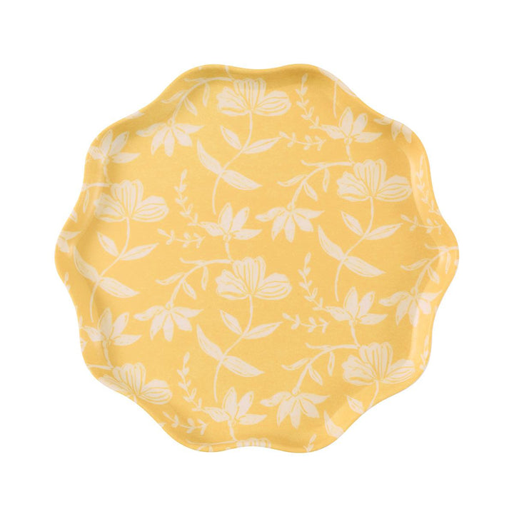 Flora Reusable Small Party Plates x 6 | Meri Meri party plates Flora Reusable Small Party Plates x 6