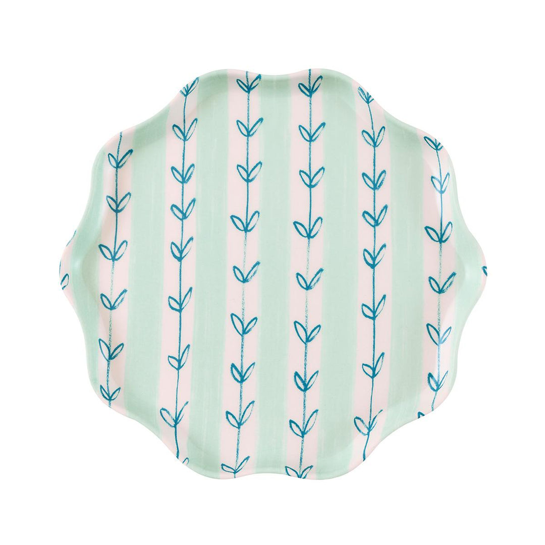 Flora Reusable Small Party Plates x 6 | Meri Meri party plates Flora Reusable Small Party Plates x 6