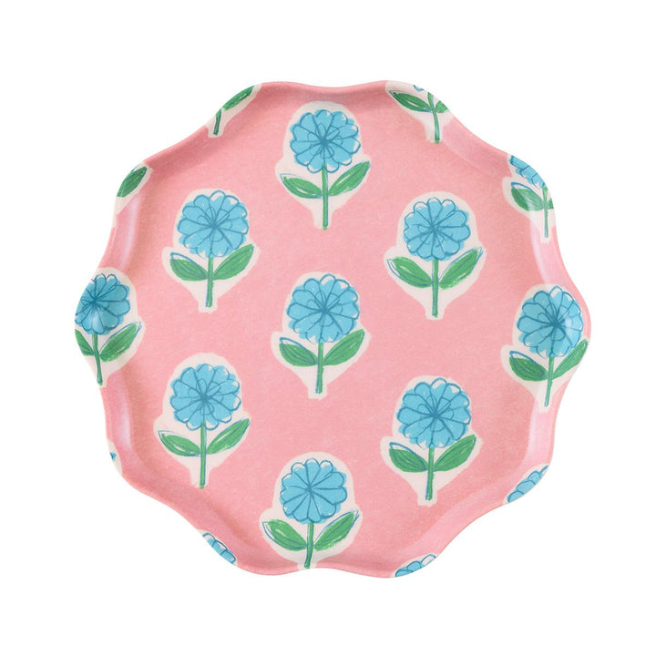 Flora Reusable Small Party Plates x 6 | Meri Meri party plates Flora Reusable Small Party Plates x 6