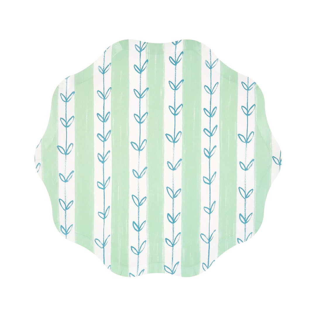 Flora Side Party Plates x 8 | Meri Meri party plates Flora Side Party Plates x 8