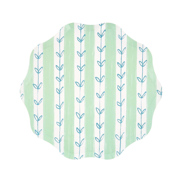 Flora Side Party Plates x 8 | Meri Meri party plates Flora Side Party Plates x 8