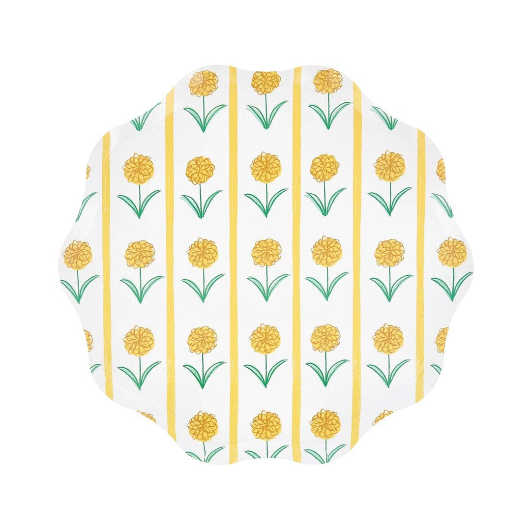 Flora Side Party Plates x 8 | Meri Meri party plates Flora Side Party Plates x 8