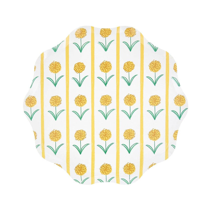 Flora Side Party Plates x 8 | Meri Meri party plates Flora Side Party Plates x 8
