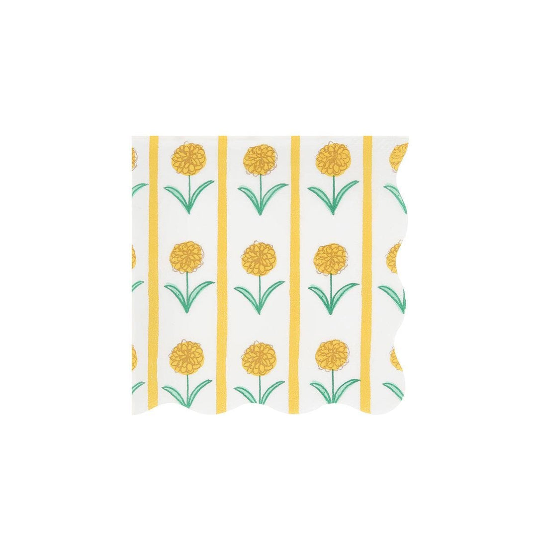 Flora Small Party Napkins x 16 | Meri Meri party napkins Flora Small Party Napkins x 16