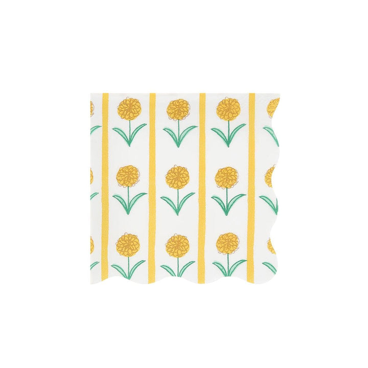 Flora Small Party Napkins x 16 | Meri Meri party napkins Flora Small Party Napkins x 16